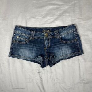 Vintage y2k Decree low rise micro mini denim jean shorts